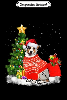 Composition Notebook: Australian Shepherd Dog Pajama Matching Family Christmas  Journal/Notebook Blank Lined Ruled 6x9 100 Pages