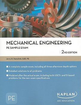 Paperback Mechanical Engineering PE Sample Exam Book