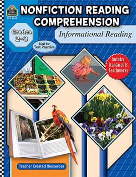 Paperback Nonfiction Reading Comprehension: Informational Reading, Grades 2-3 Book