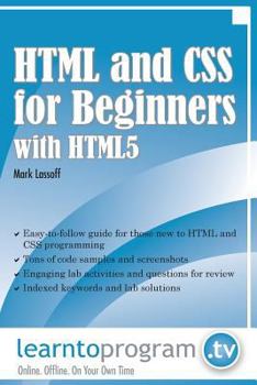 Paperback HTML and CSS for Beginners with Html5 Book