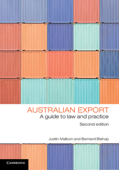 Paperback Australian Export: A Guide to Law and Practice Book