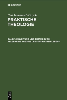 Hardcover Einleitung Und Erstes Buch: Allgemeine Theorie Des Kirchlichen Lebens [German] Book