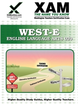 Paperback West-E English Language Arts Teacher Certification Test Prep Study Guide Book