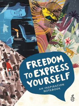 Hardcover Freedom to Express Yourself: An Inspirational Notebook Book