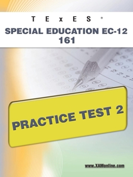 Paperback TExES Special Education Ec-12 161 Practice Test 2 Book