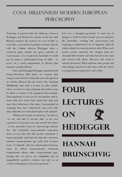 Hardcover Four Lectures on Heidegger Book