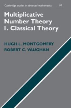 Paperback Multiplicative Number Theory I: Classical Theory Book