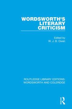 Wordsworth's Literary Criticism - Book  of the RLE: Wordsworth and Coleridge