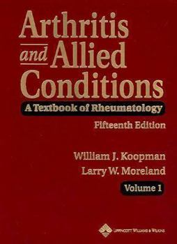 Hardcover Arthritis and Allied Conditions: A Textbook of Rheumatology (Two Volume Set) Book