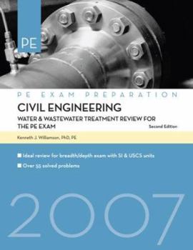 Paperback Civil Engineering: Water & Wastewater Treatment Review Book