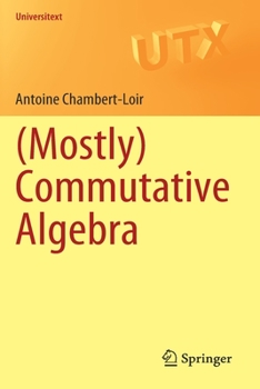 Paperback (Mostly) Commutative Algebra Book