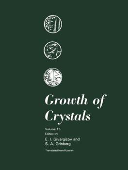 Paperback Growth of Crystals Book