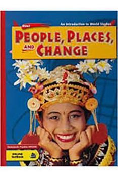 Hardcover Holt People, Places, and Change: An Introduction to World Studies: Student Edition 2005 Book