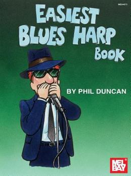Paperback Easiest Blues Harp Book