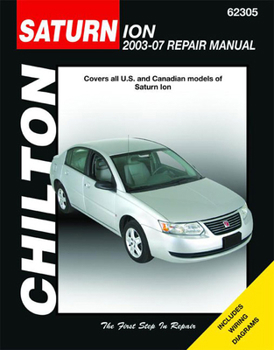 Paperback Saturn Ion 2003-07 Repair Manual Book