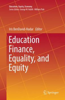 Paperback Education Finance, Equality, and Equity Book