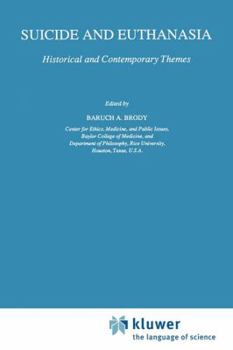 Paperback Suicide and Euthanasia: Historical and Contemporary Themes Book