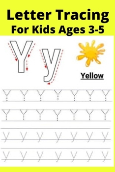 Paperback Letter Tracing Book For Kids Ages 3-5 [Large Print] Book