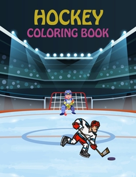 Paperback Hockey Coloring Book: Cute Hockey Coloring Book