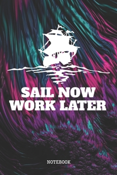 Paperback Notebook: Proud Sailing and Boating Captain Planner / Organizer / Lined Notebook (6" x 9") Book