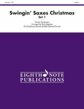 Paperback Swingin' Saxes Christmas, Set 1: Score & Parts Book