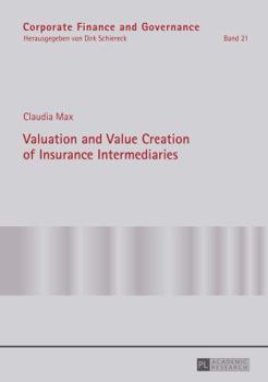 Hardcover Valuation and Value Creation of Insurance Intermediaries Book