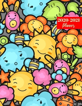 2020-2021 Planner: Pretty Two Year  Personal Journal Week Planners & Goal Planner Organizer -  Weekly & Monthly Dated Agenda Book and To Do List