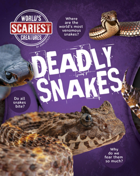 Library Binding Deadly Snakes Book