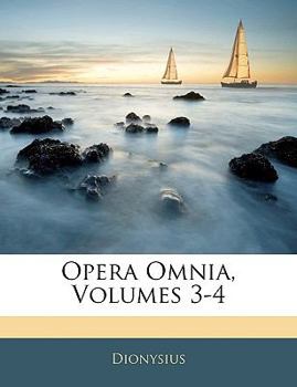 Paperback Opera Omnia, Volumes 3-4 [Latin] [Large Print] Book