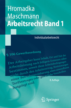 Paperback Arbeitsrecht Band 1: Individualarbeitsrecht [German] Book