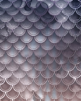 Blush and Navy Mermaid Scales Composition Notebook - Large Ruled Notebook - 8x10 Lined Notebook (Softcover Journal / Notebook / Diary)