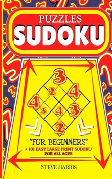 Paperback Puzzles Sudoku: For Beginners +101 Easy Large Print Sudoku for All Ages Book