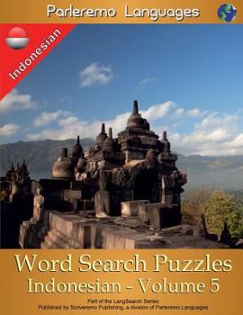 Paperback Parleremo Languages Word Search Puzzles Indonesian - Volume 5 [Indonesian] Book