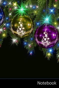 Paperback Notebook: クリスマス、クリスマスの飾りӌ Book