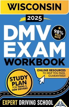 Paperback Wisconsin DMV Exam Workbook Book