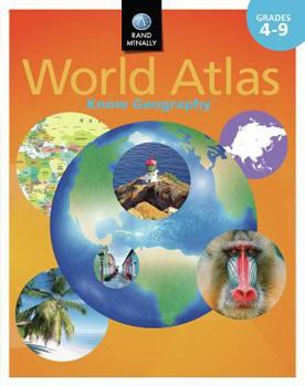 Paperback Know Geography World Atlas Grades 4-9 Book
