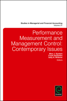 Hardcover Performance Measurement and Management Control: Contemporary Issues Book