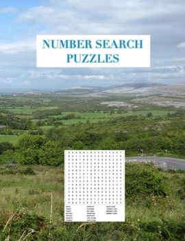 Paperback Number Search Puzzles Book