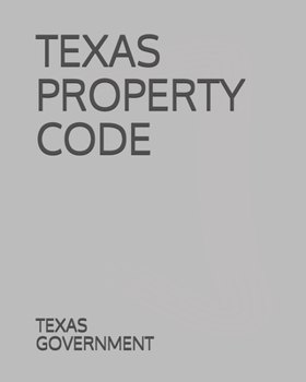 Paperback Texas Property Code Book