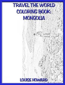 Paperback Travel the World coloring book: Mongolia Book