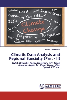 Paperback Climatic Data Analysis and Regional Specialty (Part - II) Book