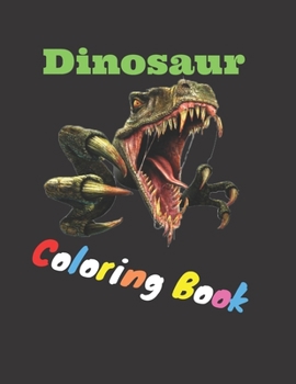 Paperback Dinosaur Coloring Book: 50 page of coloring dinausor size "8.5 "11 Book