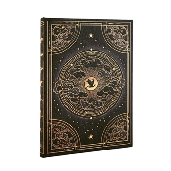 Fourth Wing Black (Fourth Wing) MIDI Lined Hardcover Journal (Elastic Band Closure)