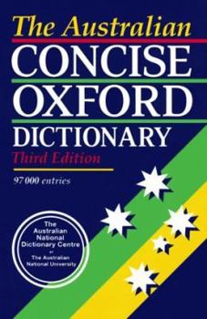 Hardcover The Australian Concise Oxford Dictionary of Current English Book