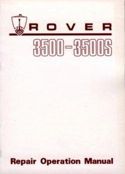 Rover 3500-3500s Repair Operation Manual