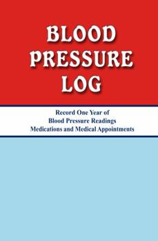 Spiral-bound Blood Pressure Log Book