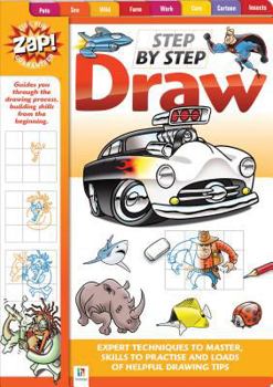 Paperback Zap! Step by Step Draw Book