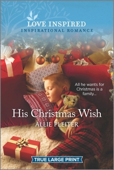 Paperback His Christmas Wish [Large Print] Book