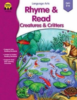 Paperback Rhyme and Read: Creatures and Critters Book