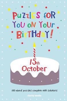 Paperback Puzzles for you on your Birthday - 15th October Book
